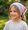 Renkli El Örgüsü Çocuk Bandana-B028